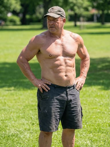 Body visualization example: 10% body fat · 25kg lost