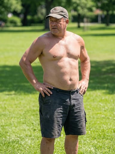Body visualization example: 15% body fat · 20kg lost