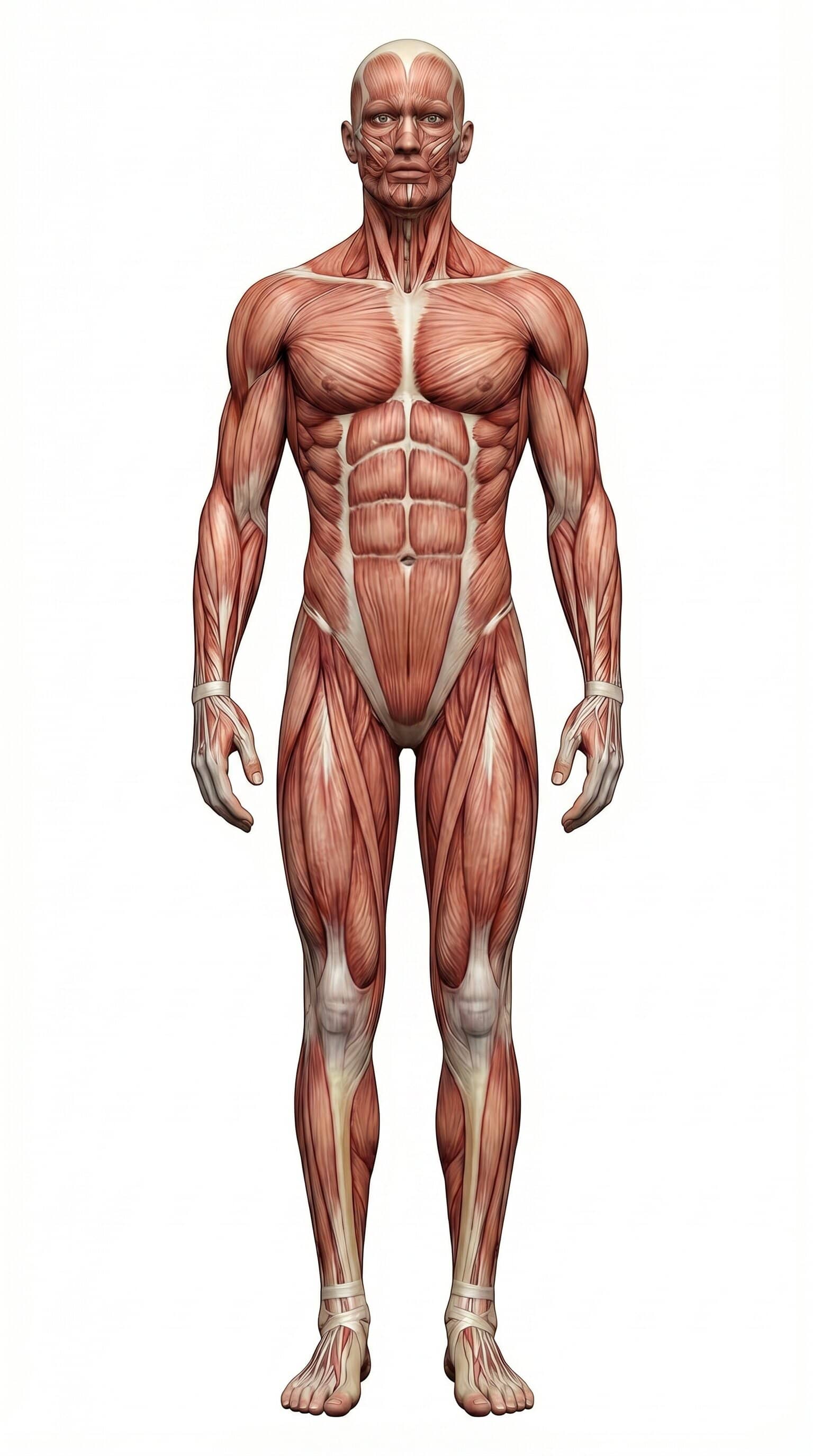 male 0% body fat visual reference