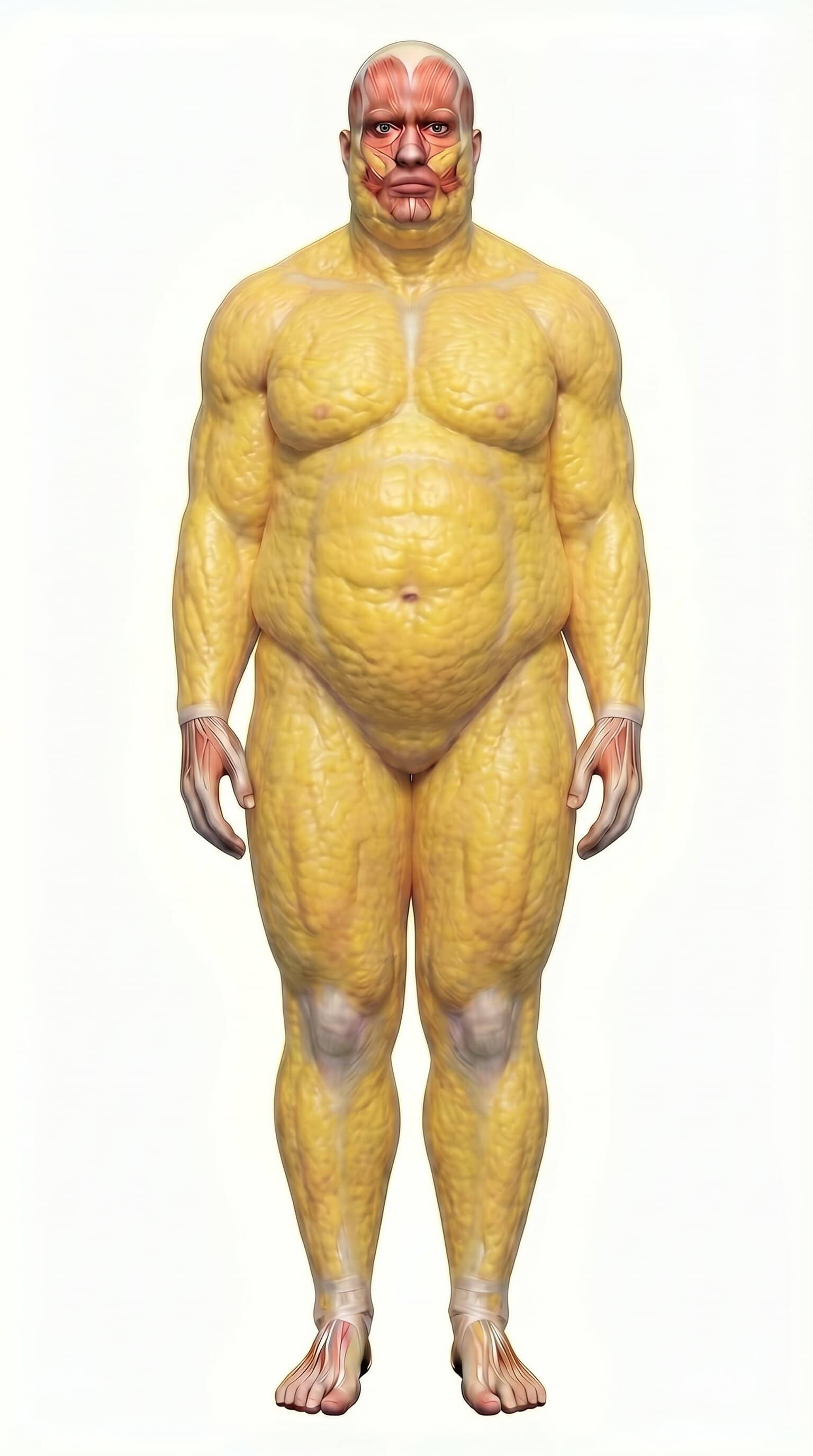 male 40% body fat visual reference